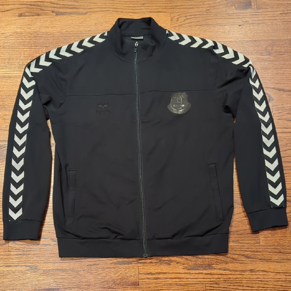 Hummel Everton Black Zip-Up Jacket